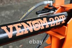 2021 Venom 22ton Petrol Hydraulic Log Splitter With Table By Rock Machinery