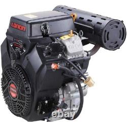 202380 Engine Complete Petrol 25HP Tree Cylindrical 28, 575x80 Loncin
