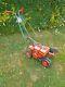 A Vintage Petrol Engine Power Trim Lawn Edger Runs Well 3hp Briggs & Stratton