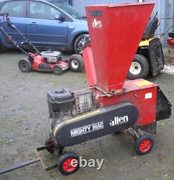 Allen Might Mac chipper shredder. 10hp Briggs & Stratton. 3in capacity. Working