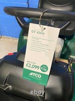 Atco Gt 43hr Ride On Mulching Lawn Mower Tractor Briggs & Stratton 108cm Cut