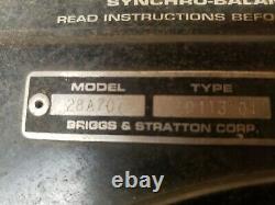 BRIGGS & STRATTON 10HP GOOD RUNNING ENGINE POWER BUILT MOTOR 28A707 engine only