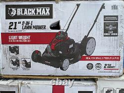 Black Max 21 125cc Gas 2-in-1 Push Mower with Briggs & Stratton Engine NEW IN BOX