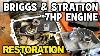 Briggs And Stratton 7hp Engine Rebuild From Start To Finish