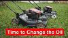 Briggs And Stratton Lawn Mower Oil Change