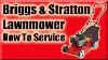 Briggs And Stratton Powered Lawnmower Not Working How To Service