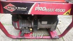 Briggs And Stratton Pro Max4500 Petrol Generator