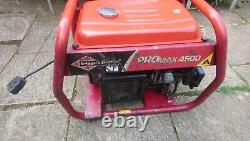 Briggs And Stratton Pro Max4500 Petrol Generator