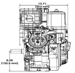 Briggs & Stratton 1450 PRO Series Engine 3/4 Crank 14.5 Gross Tq 19N132-0051-F1