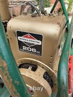 Briggs & Stratton 206cc vintage petrol lawnmower not tested so spares or repair