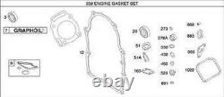 Briggs & Stratton 808704 Engine Overhaul Refresh Gasket Set Kit AND with Oil Seals