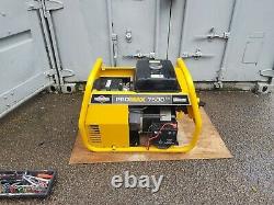 Briggs & Stratton Petrol Generator, very good condition, Promax 7500 EA