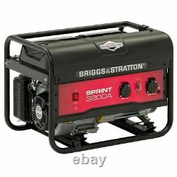 Briggs & Stratton Sprint 3200A 3.1kw Portable Petrol Generator AVR Framed