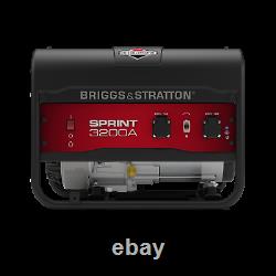Briggs & Stratton Sprint 3200A 3.1kw Portable Petrol Generator AVR Framed