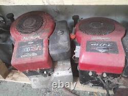 Briggs & Stratton commercial ride on mower engines x2