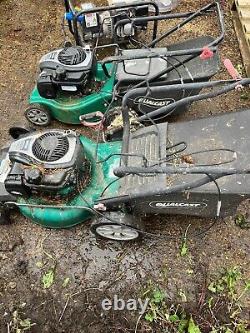 Briggs and Stratton lawn mowers x2 briggs &Stratton qualcast