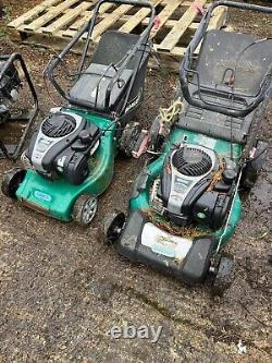 Briggs and Stratton lawn mowers x2 briggs &Stratton qualcast