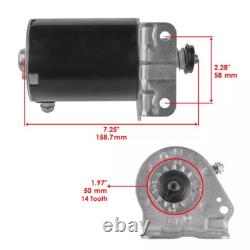 Caltric Starter for Briggs Stratton 693551 593934 14 Tooth Craftsman New