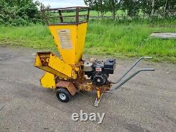 Chipper shredder with petrol engine