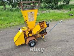 Chipper shredder with petrol engine