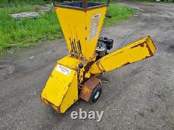 Chipper shredder with petrol engine