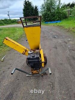 Chipper shredder with petrol engine