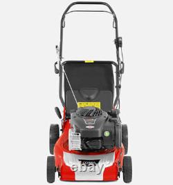 Cobra 41cm 16 Petrol Push Lawnmower Lightweight Lawn Mower Briggs Stratton M40B