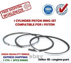 Custom Piston Rings Set for 81mm 1.50 x 2.00 x 4.00 Qty 4 Cyl