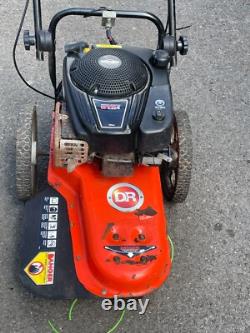 DR Petrol Wheeled strimmer Self propelled electric start Briggs and Stratton 875