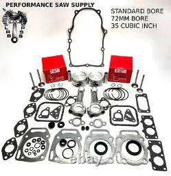 Engine Overhaul Kit Fits Briggs & Stratton Vanguard Engine Pistons Rods Valves