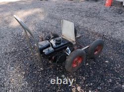 Four Wheel Bitumen Emulsion Pump Tar Sprayer Tack Coating Machine Barrel Spray