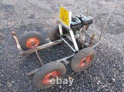 Four Wheel Bitumen Emulsion Pump Tar Sprayer Tack Coating Machine Barrel Spray