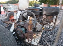 Four Wheel Bitumen Emulsion Pump Tar Sprayer Tack Coating Machine Barrel Spray