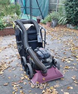 Garden vacuum for leaves and debris. Parker APV with Briggs & Stratton engine