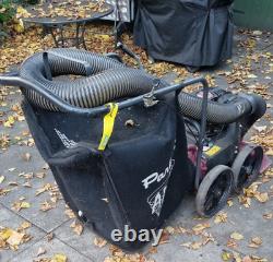 Garden vacuum for leaves and debris. Parker APV with Briggs & Stratton engine