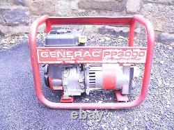 Generator- Briggs and Stratton 6.5hp, petrol