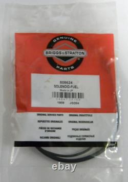 Genuine OEM Briggs & Stratton 808624 Fuel Solenoid
