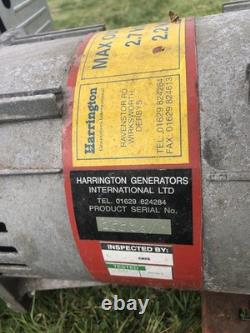 Harrington Briggs & Stratton Generator 2.7 KVA Petrol