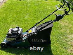 Hayter Harrier 41 lawn mower Briggs & Stratton petrol auto drive xplease readx