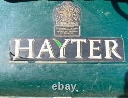 Hayter Harrier 41 lawn mower Briggs & Stratton petrol auto drive xplease readx