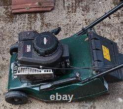 Hayter Harrier Lawnmower In GWO Briggs And Stratton Engine Rear Roller Grass Bag