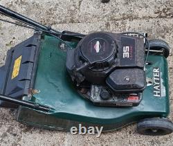 Hayter Harrier Lawnmower In GWO Briggs And Stratton Engine Rear Roller Grass Bag
