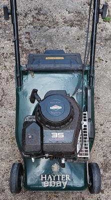 Hayter Harrier Lawnmower In GWO Briggs And Stratton Engine Rear Roller Grass Bag