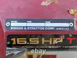 Husky Briggs & Stratton 16.5 Hp V- Twin engine 42A707 2238 1 Good Running