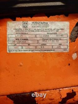 Husqvarna LT112 Ride-On Lawn Mower Briggs & Stratton 12hp Engine