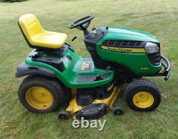 JOHN DEERE X165 RIDE ON MOWER 48in Deck, BRIGGS & STRATTON Engine