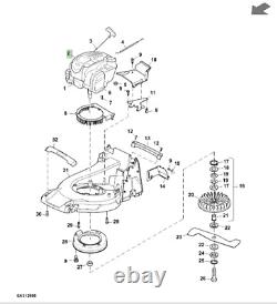 John Deere R47 Lawnmower Briggs and Stratton Petrol Engine 675EXI 104M02