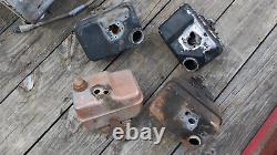 Lot of 4 Briggs & Stratton Fuel Tanks 5hp Flathead Horizontal AS-IS