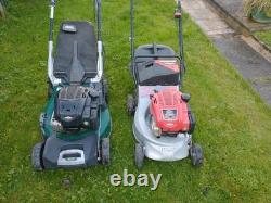 Masport 500 AL 18inch and ATCO Quattro 22SV both Briggs and Stratton 675 EXi