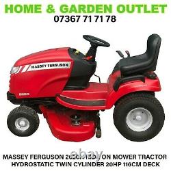 Massey Fergusson Tractor Ride On Mower Hydrostatic 500cc 20hp 116cm Deck &Roller